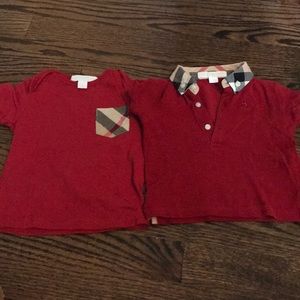 Like new Burberry tees